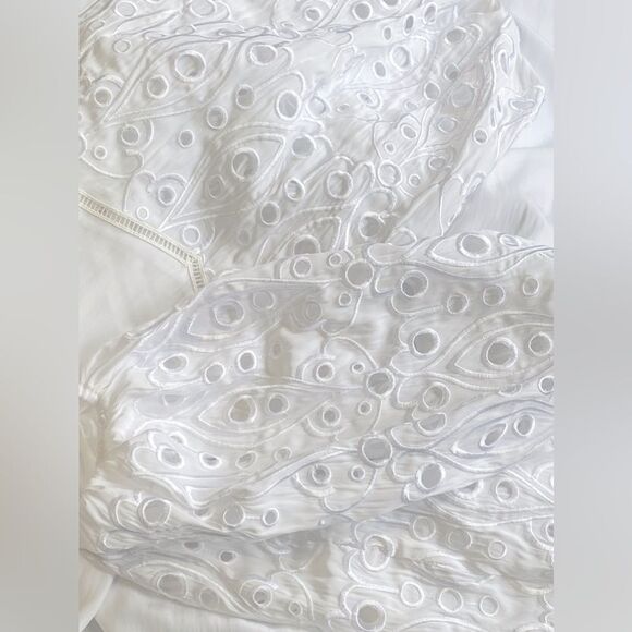 Ramy Brook Aleya Eyelet-Sleeve Peasant Top size XL - Picture 12 of 14